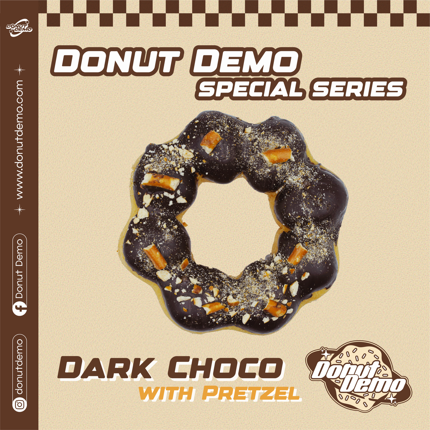 Dark Chocolate with Pretzel
