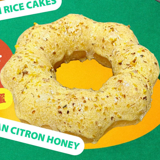 🍋 Korean Citron Honey Mochi Donut 🍋